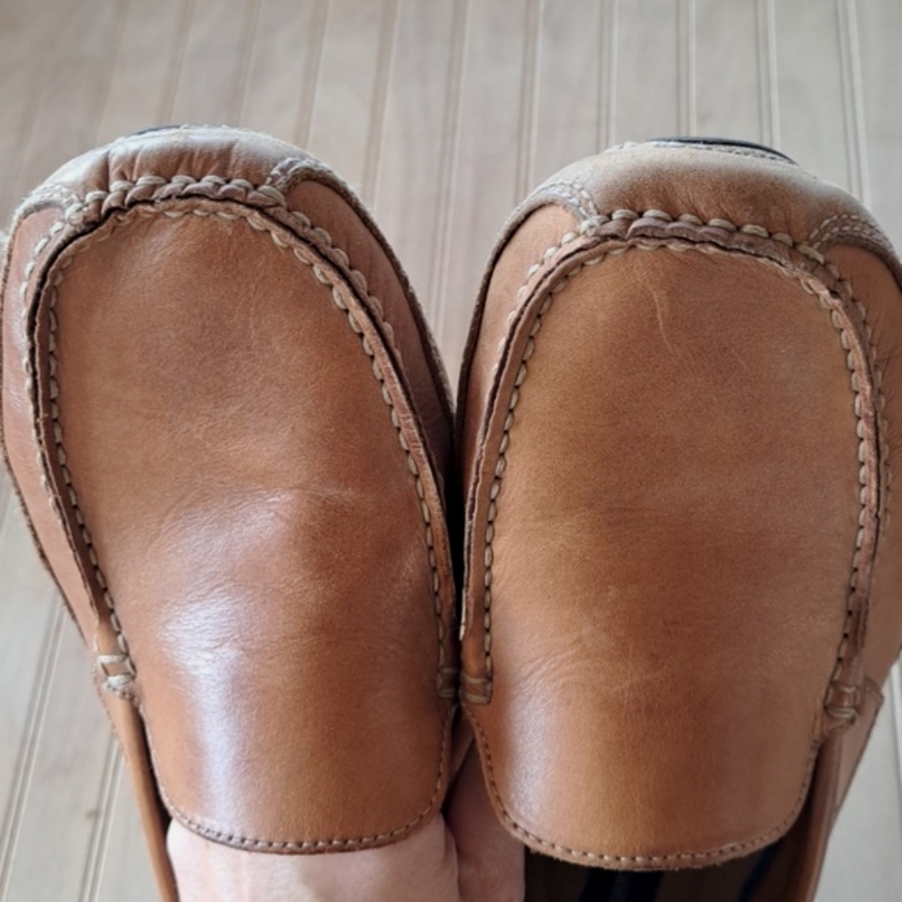 Giorgio B. Loafers Leather Brutini Causal Cushioned Sole | Tan | Size: 10.5 - Picture 2 of 9